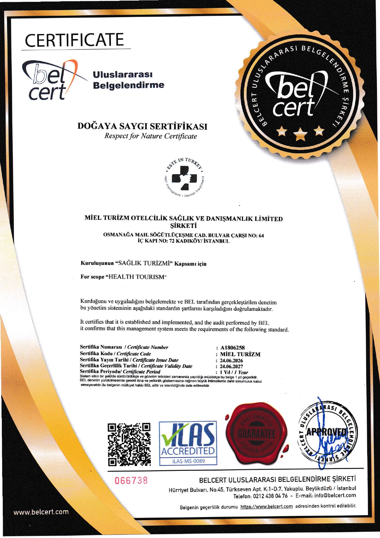 Certificate 9