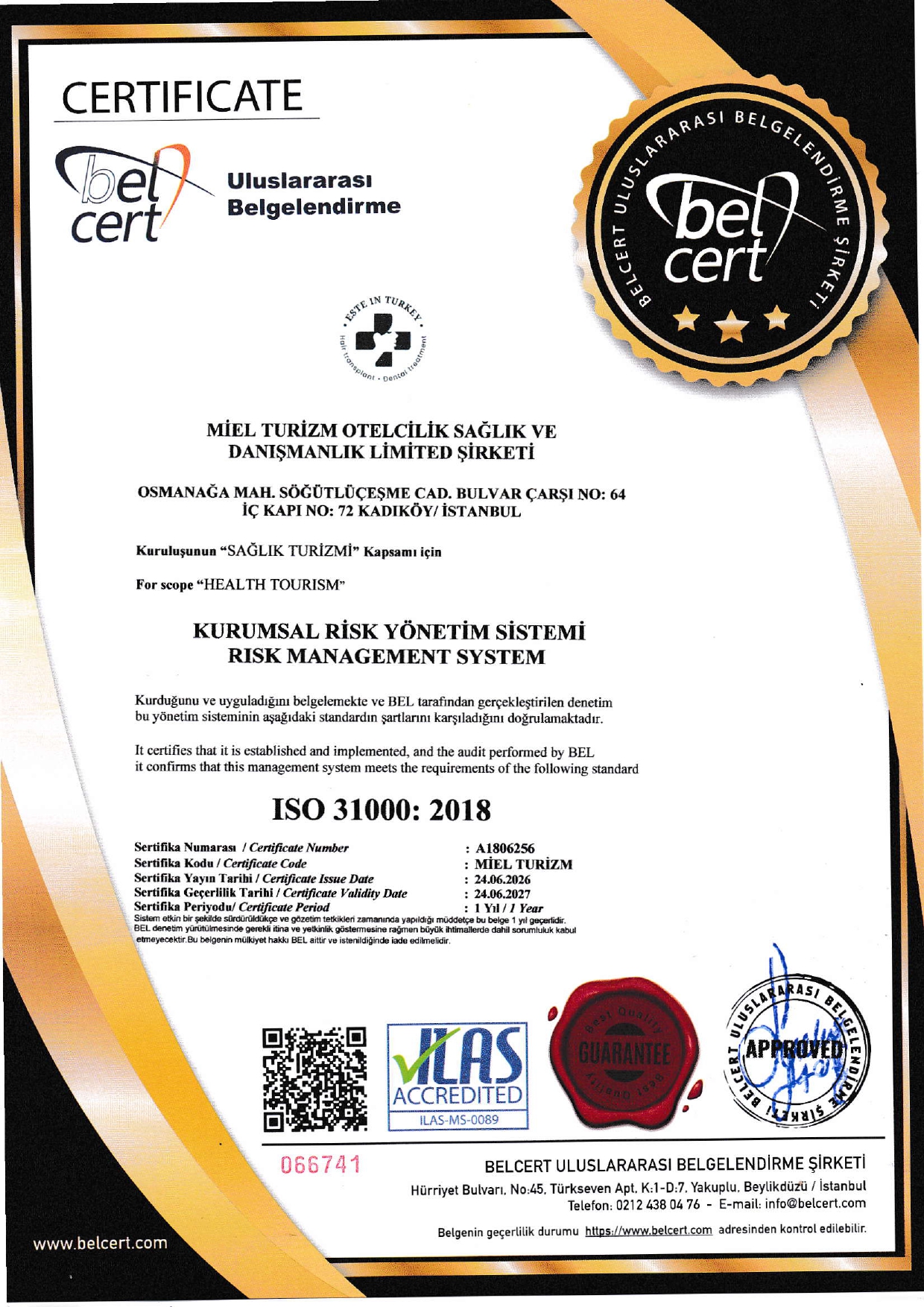 Certificate 3