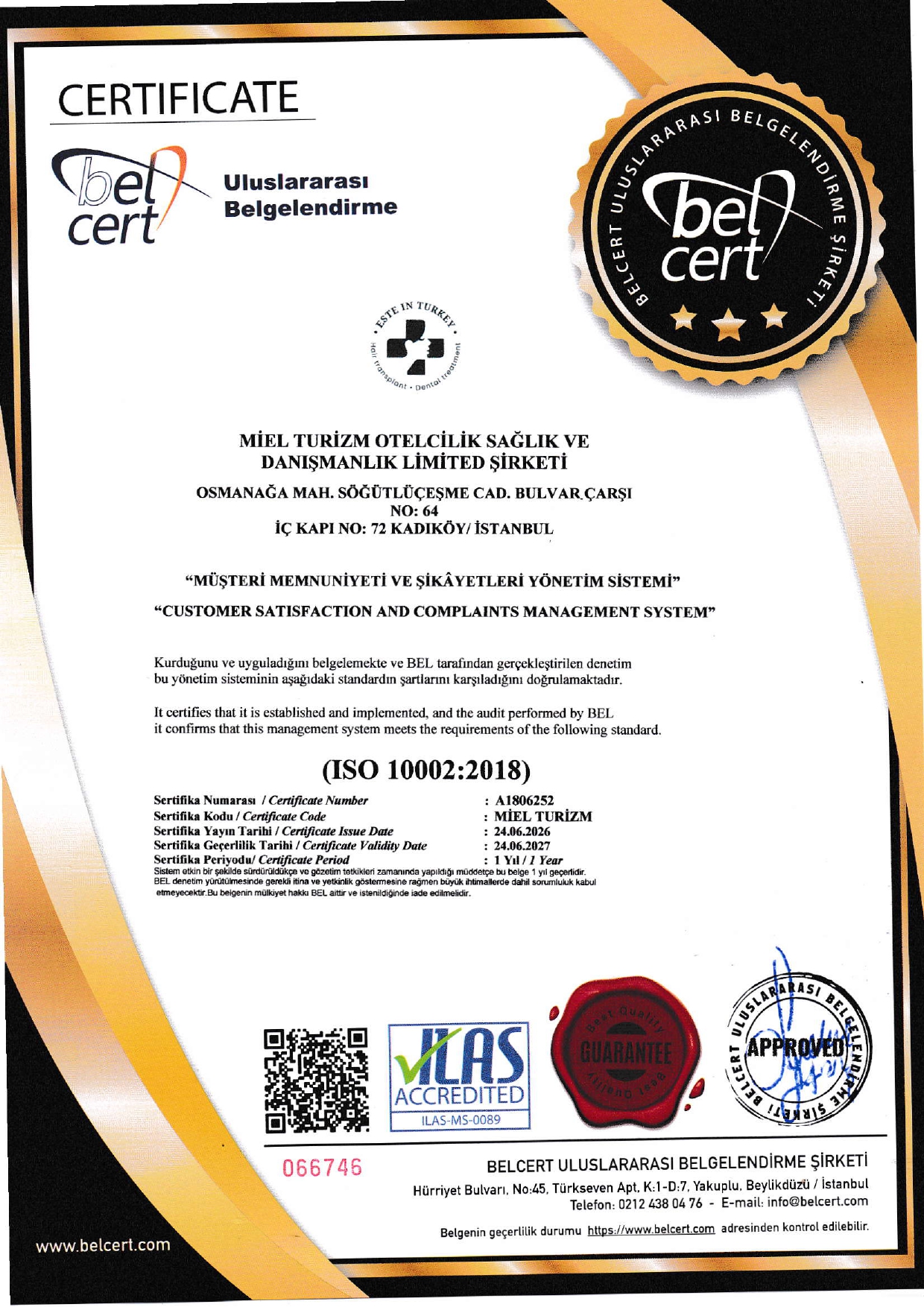 Certificate 4